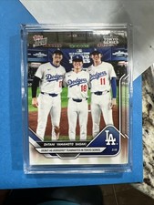 2025 Topps Now Tokyo Series Shohei Ohtani, Yoshinobu Yamamoto, Roki Sasaki #7