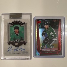 Upper Deck Joe Pavelski & Matt Duchene Dallas Stars 2023-24 Autographed Card Lot