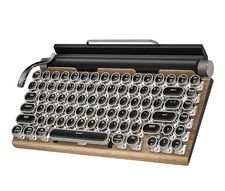 Retro Mechanical Keyboard Wired/wireless Antique Telegraph Design Hotswappable