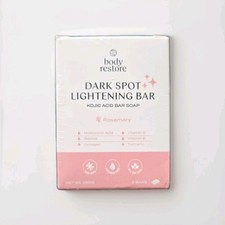 Body Restore Dark Spot Lightening Bar Soap 2 Bar Pack Kojic Acid Rosemary