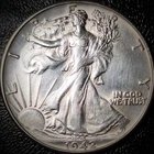 1942 Walking Liberty Half Dollar - AU - 90% Silver 50C