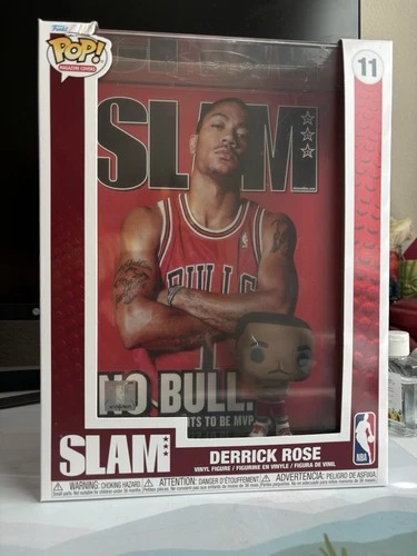 Funko Pop Derrick Rose NBA Cover Slam Vinyl Figure #11 Bulls Never Been Opened!