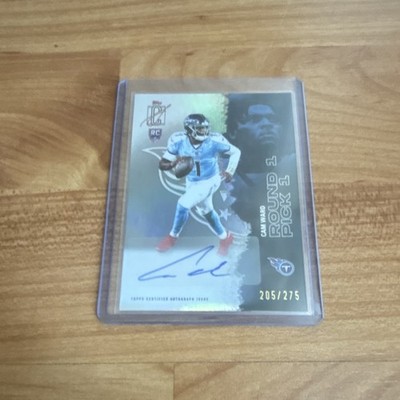 Topps signature 2025 Round 1 Pick 1 Cam Ward Tennessee Titans RC Auto /275