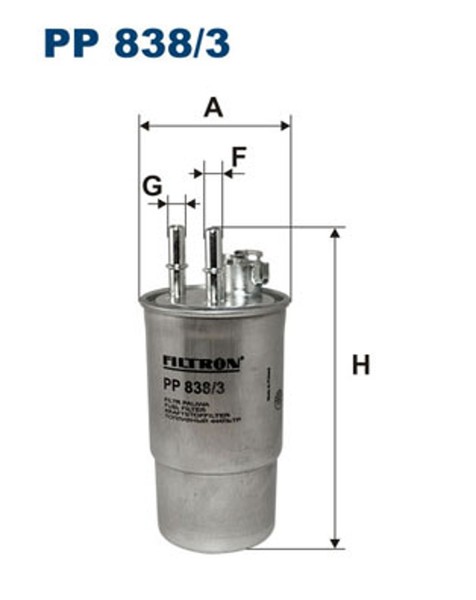 Kraftstofffilter Filtron Pp 838/3 Leitungsfilter FüR Bwy B4Y Mondeo Ford 3 B5Y-image