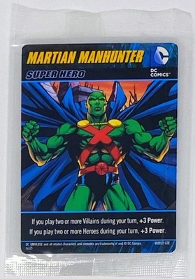 Cryptozoic DC Comics Deck-Building Game - Martian Manhunter Sealed Promo Card