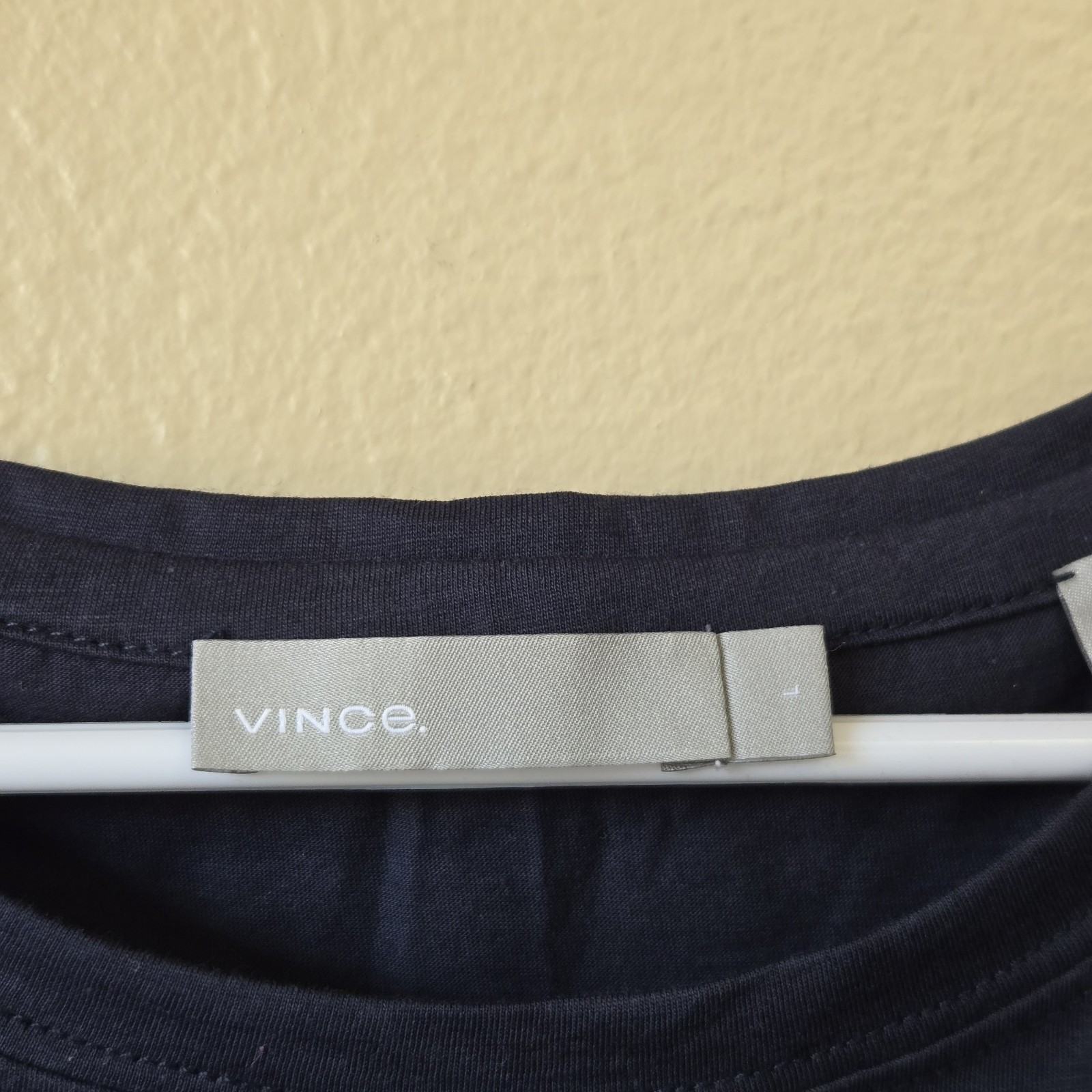 VINCE Essential Elevated Basic Slate Gray T-shirt… - image 2