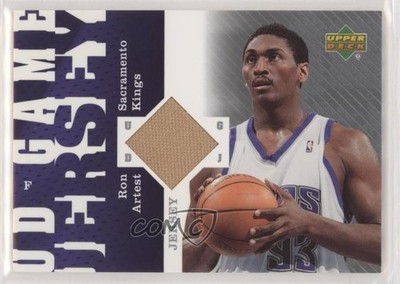 2006-07 Upper Deck UD Game Jersey Metta World Peace Ron Artest #GJ-RA l8x