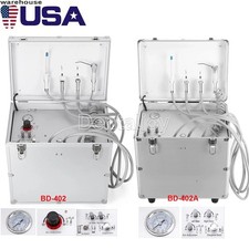 Portable Dental Mobile Delivery Unit With Air Compressor Suction System 4Hole