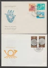 ✔️  GERMANY DDR 2 X FDC COVERS