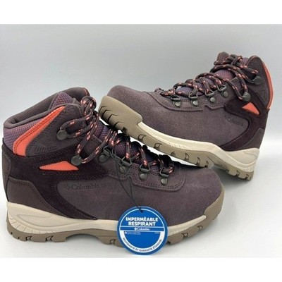 Columbia Newton Ridge Plus Womens Waterproof Hiking Boots Brown Suede Size 5 NEW