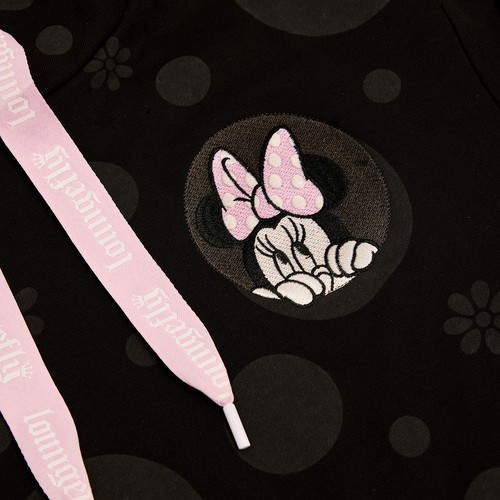 Disney Minnie Mouse Floral Rock The Dots Unisex Hoodie - Bild 4 von 9
