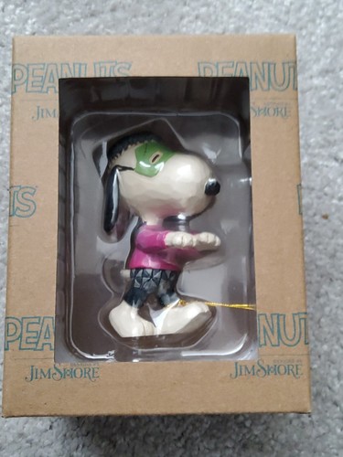 BRAND NEW IN BOX PEANUTS JIM SHORE SNOOPY MONSTER MINI FIGURINE - Picture 1 of 4