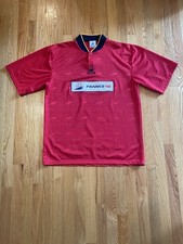 Vintage 1998 FIFA World Cup France Coupe du Monde Soccer Jersey Fan Kit Sz Large