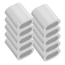  10PCS Aluminium Wire Rope Clamp: Simplex Bolt Wire Rope Clip for Cable