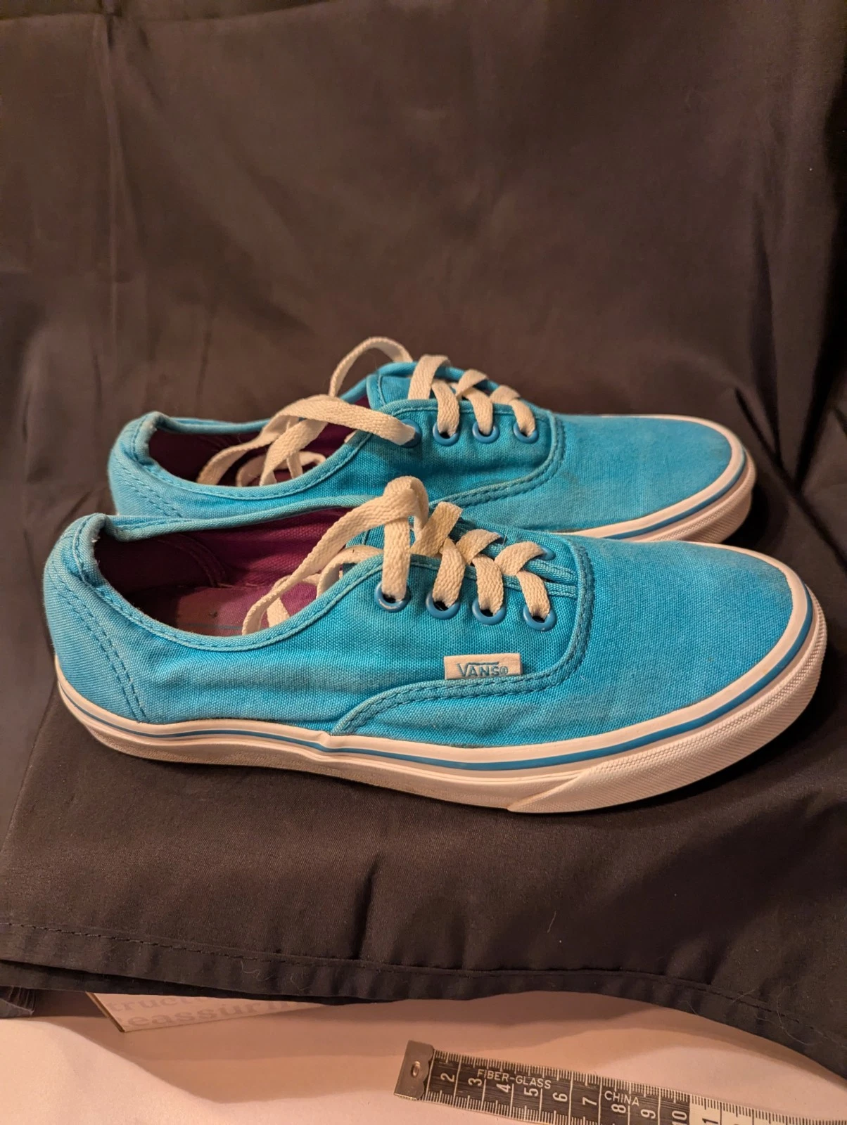 Sneakers basse Vans donna 7 turchesi stringate