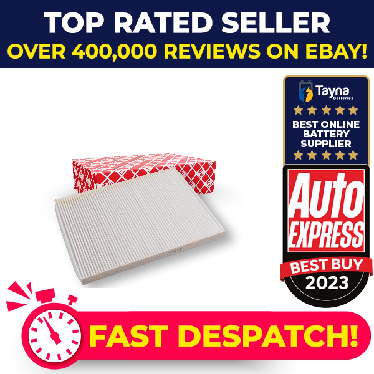 Pollen / Cabin Filter fits VAUXHALL OMEGA B 2.5 94 to 00 X25XE 090458294 1808605