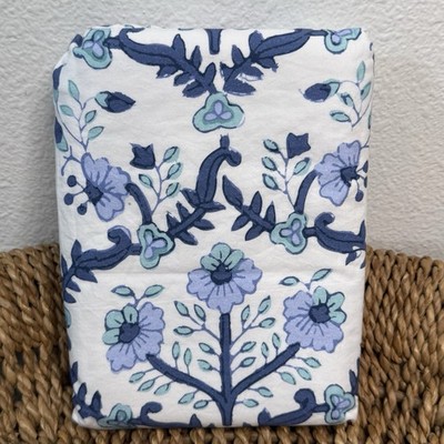 POTTERY BARN TEEN ROLLER RABBIT HAMPTON PILLOW COVER EURO 26'' SQ BLUE