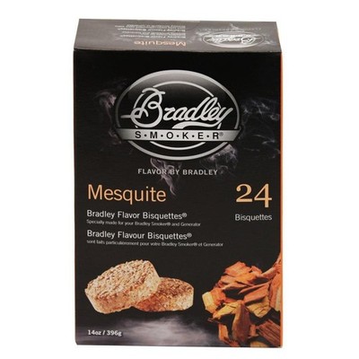 Bradley Smoker Flavor Bisquettes Mesquite BTMQ24 24Pk