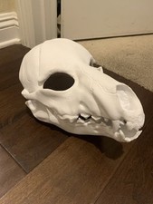Skulldog fursuit head base 3D printed