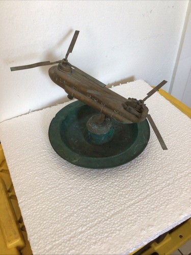 vintage chinook helicopter Solid Brass - Picture 2 of 6