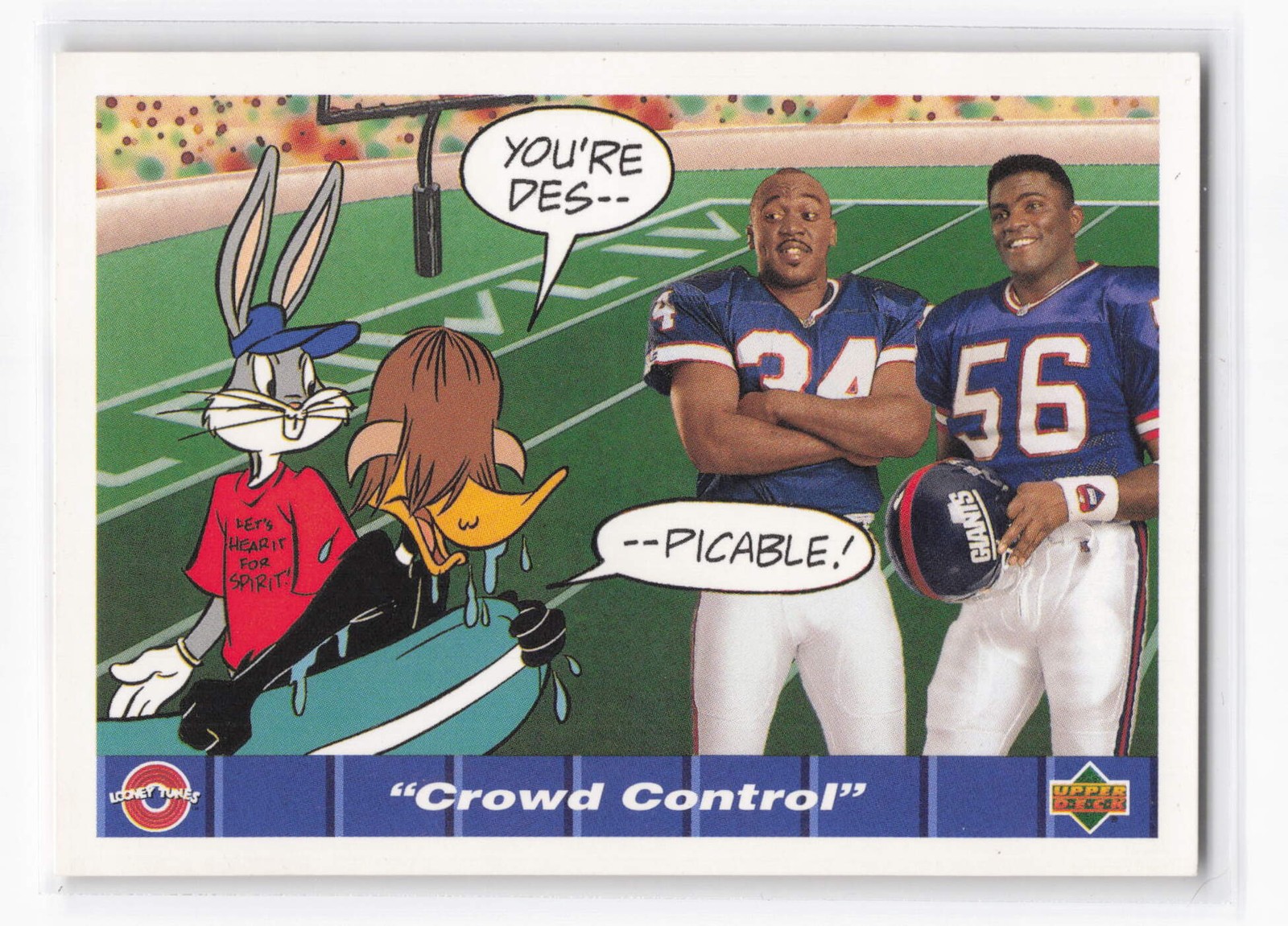 1992 Upper Deck Comic Ball IV #117 Crowd Control