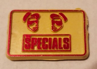 The Specials. Rare Vintage Original early 80's Banbury Pin Badge. SKA 2 Tone.