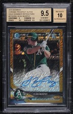 2018 Bowman Gold Shimmer Refractor 35/50 Sean Murphy BGS 9.5 GEM MINT Auto 0bi3