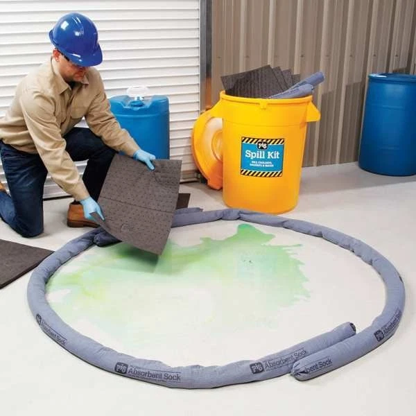 Pig Kit2400 Spill Kit, 21 Gal Volume Absorbed Per Kit, 32 Gal Capacity, Can, - Image 2 of 3
