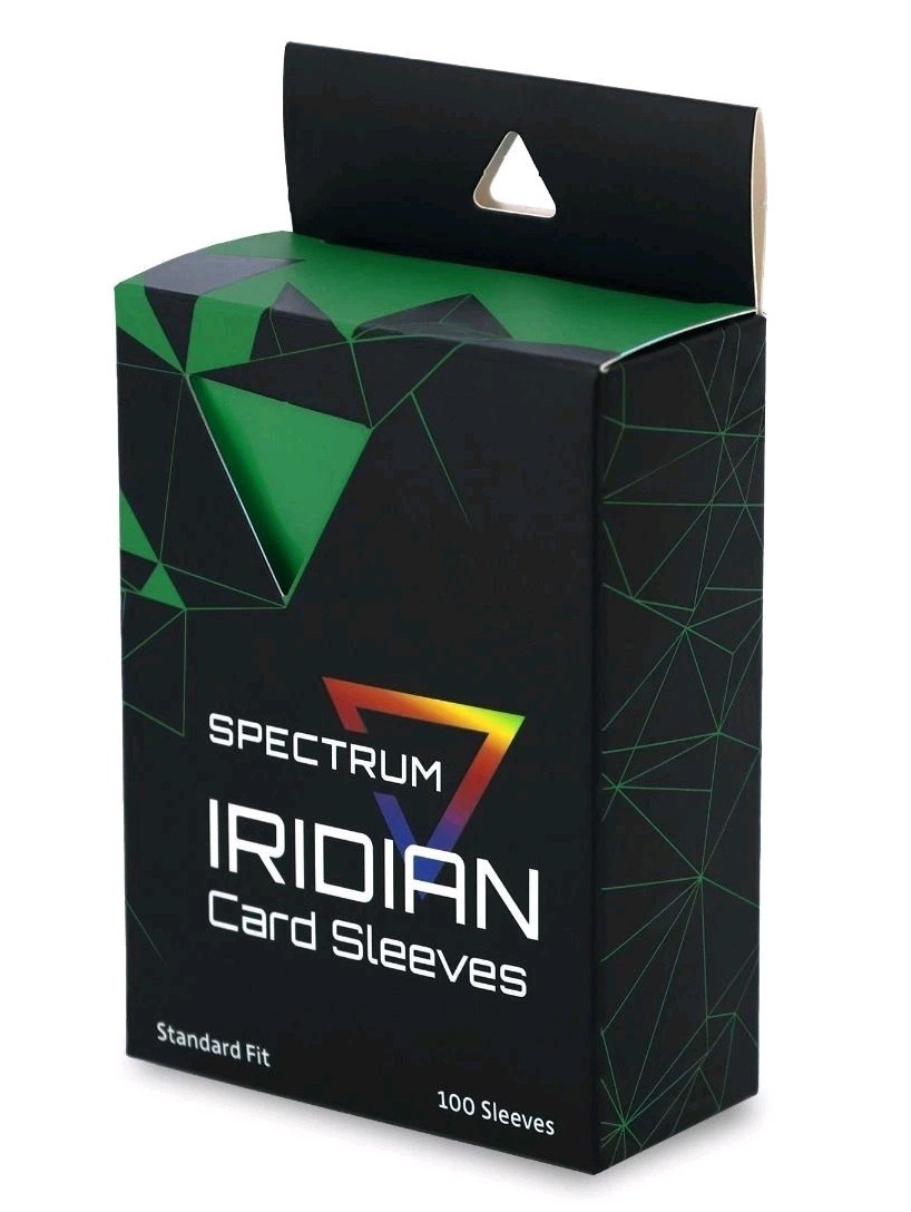 Матовые рукава Spectrum Iridian стандартного размера Magic Pokemon 100 Карат ЗЕЛЕНОГО цвета Новинка США 2790₽