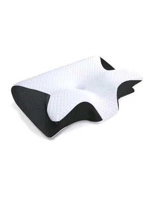 1pc Memory Foam Cervical Pillow, 2 in 1 Ergonomic Contour Orthopedic Pillow for