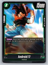 Android 17 FB01-075 C Dragon Ball Super Fusion World Battle Card Critical Green
