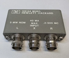 HP, Agilent 10514A, Bnc RF Double Balanced Mixer, Never Used.