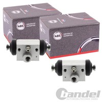 2X A.B.S. Radbremszylinder 22,2Mm Hinten Passend FüR Ford Puma