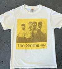 Rare The Smiths Band 90s Retro style White T shirt Heavy Cotton NH24773