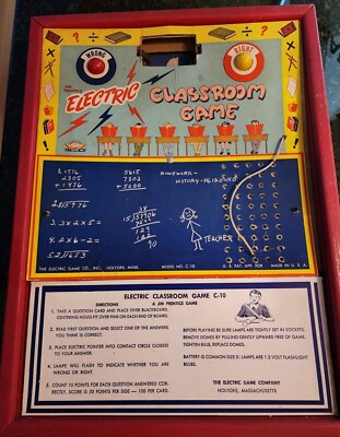 VTG 1950'S ELECTRIC Classroom School JIM PRENTICE