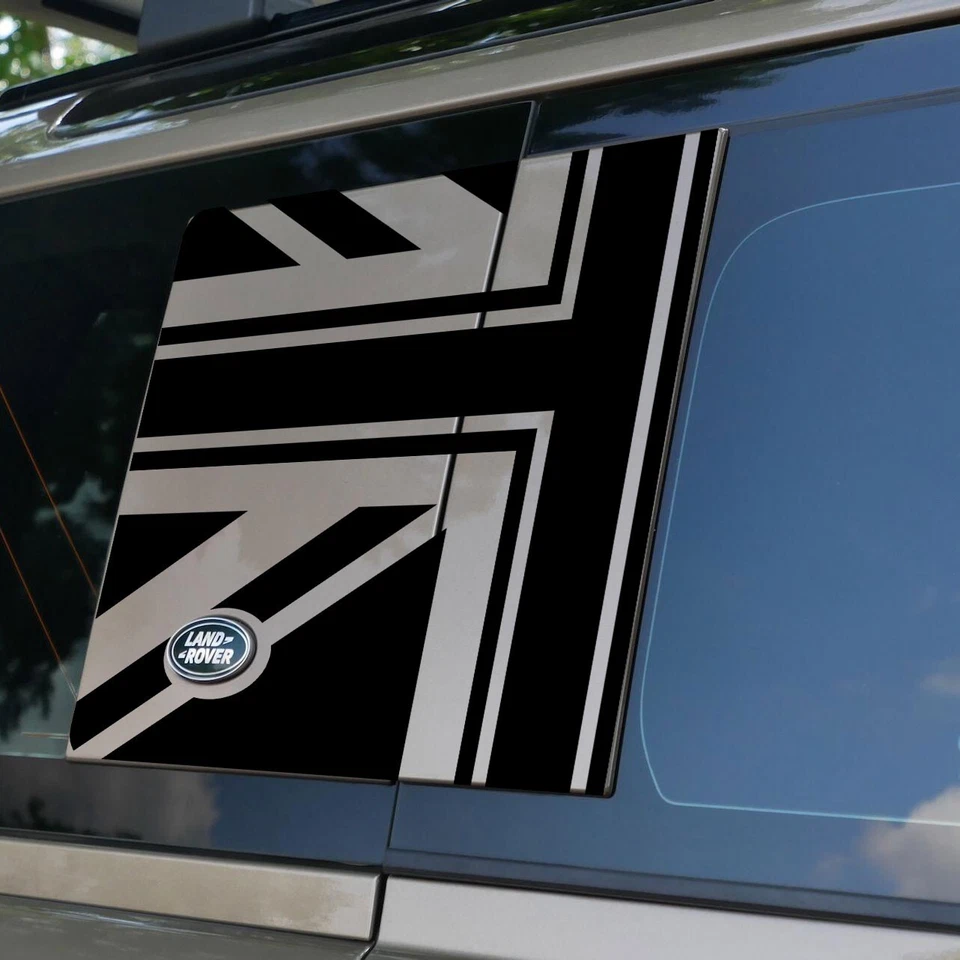 New Land Rover Defender 110 Matte Black Side Panel Vinyl Sticker Decal - Image 4 of 4