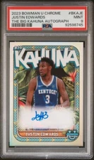 PSA 9 - JUSTIN EDWARDS #/150 Auto 2023 Bowman U Chrome THE BIG KAHUNA Autograph