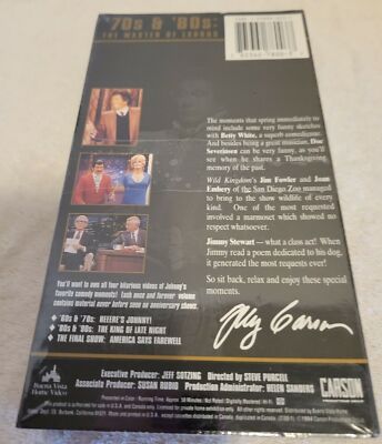 (未使用･未開封品)Master of Laughs [VHS] Johnny Carson his favorite moments VHS 70's & 80's The