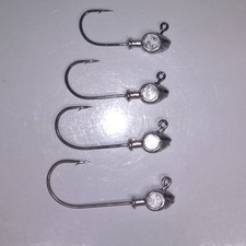 10pack 1/2oz BIG EYE JIG Jig Heads for bucktails HOOK & COLOR CHOICE T&A JIGS