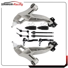 For 2003-2005 Town Car Crown Victoria Front Lower Control Arm Sway Bar Tie Rod