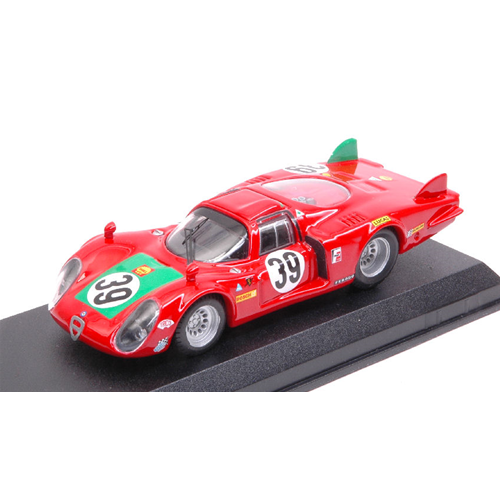 Miniature Voiture RS Models Firenze – Alfa Romeo 33/2 N°39 Le Mans 1968 (1/43, état Très Bon)