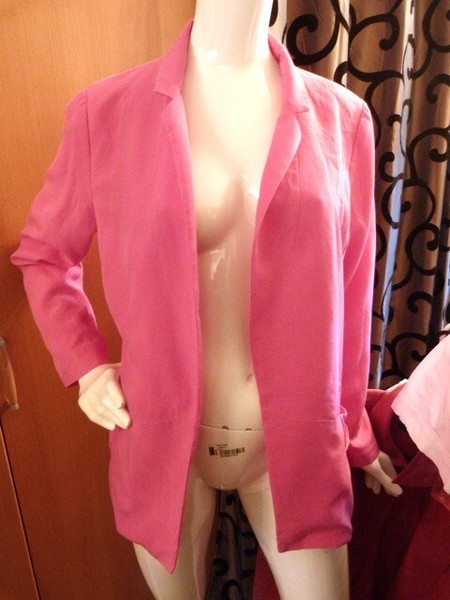 Blazer Zara Basic, Gr. L, pink