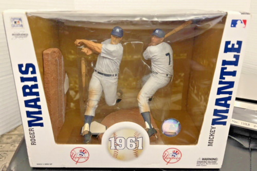 New York Yankees Mickey MANTLE & Roger MARIS Cooperstown Collection 1961 NEW NIB