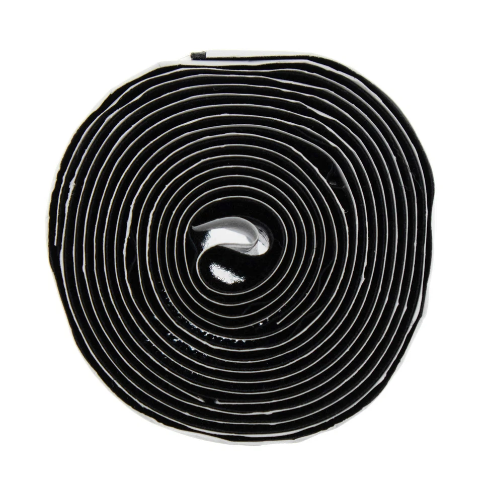 Klettband selbstklebend 1 Meter lang 30mm breit schwarz, Set Haken & Flausch - Bild 2 von 4