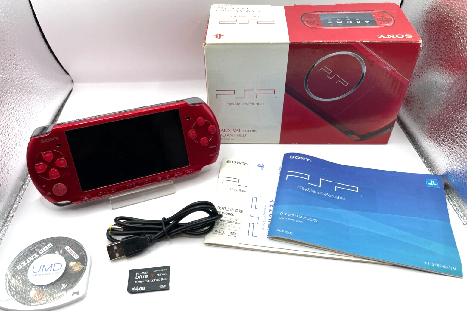 SONY PlayStation Portable PSP-3000 Game Console Various color Region Free  Tested