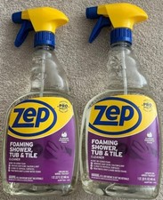 2X Zep Pro Foaming Shower, Tub And Tile Cleaner 32 fl oz Spray Bottles Free Shp