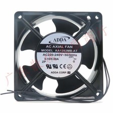 1 PCS ADDA Fan AA1282MB-AT 12CM 12038 AC 220-240V 0.10/0.09A 2 Wire cooling fan