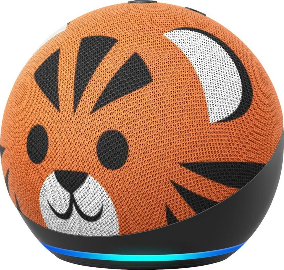 NEW Amazon Echo Dot 4th Gen Kid Edition Parental Control Designed 4 Kids TIGER - Image 2 of 4