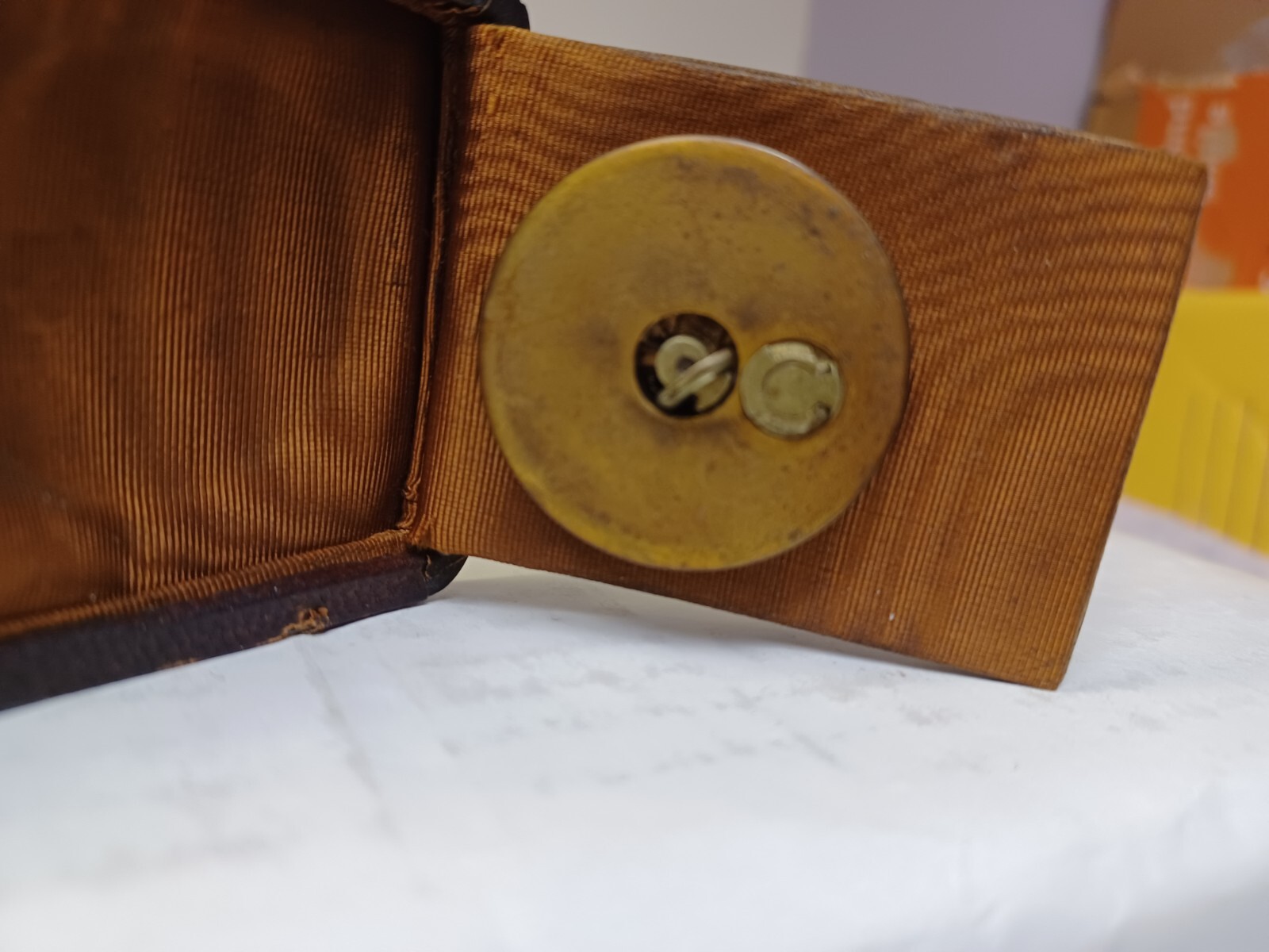 Antique Vintage Travel Clock Timepiece Leather eBay