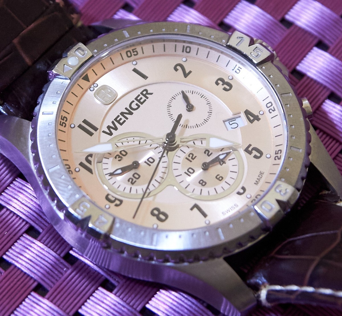 Wenger 7705X Swiss Men's Chronograph Watch Victorinox, Swiss